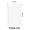 Z-Lite Carnaby Wall Sconce, 2-Light, 8 In.W x 4.75 In.L x 12 In.H, Modern Gold/Clear Ribbed 7504-2S-MGLD - alternate 7